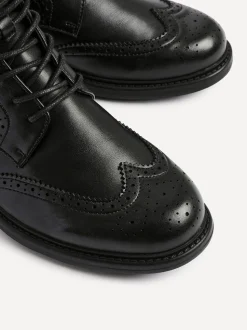 Linzi Black Leonardo Brogue Boots