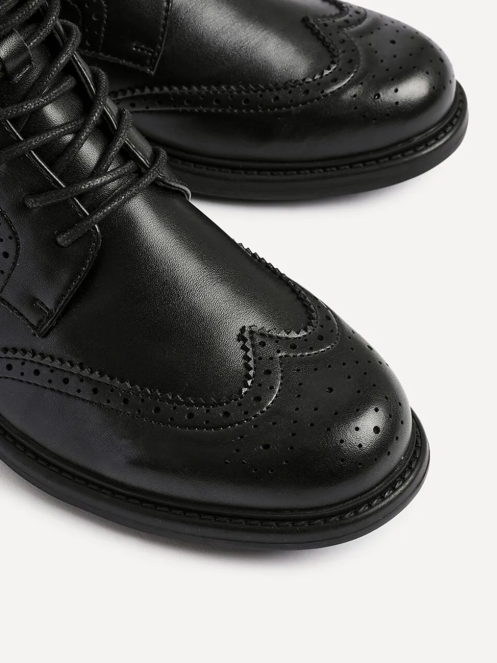 Linzi Black Leonardo Brogue Boots