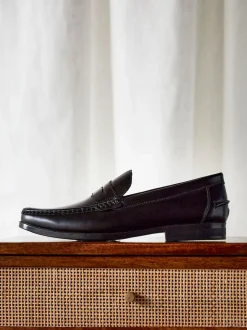 Linzi Black Tomasso Penny Loafers