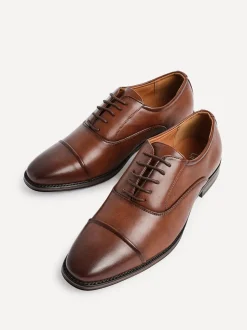 Linzi Brown Lorenzo Cap Toe Shoes