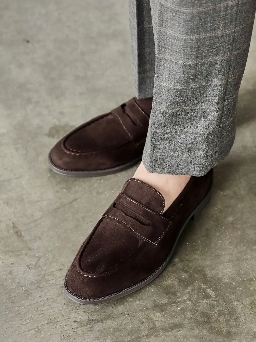 Linzi Dark Brown Aurelio Penny Loafers
