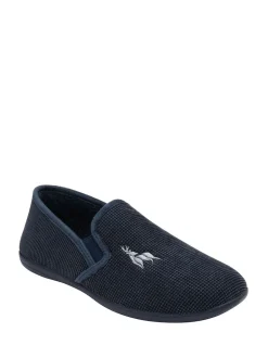 Lotus Blue Flat Full Slippers