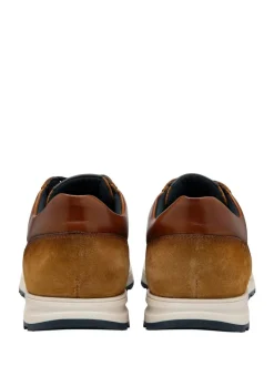 Lotus Brown Sporty Casual Lace-Up Shoes