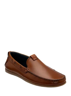 Lotus Light Brown Casual Slip On Driving Shoes
