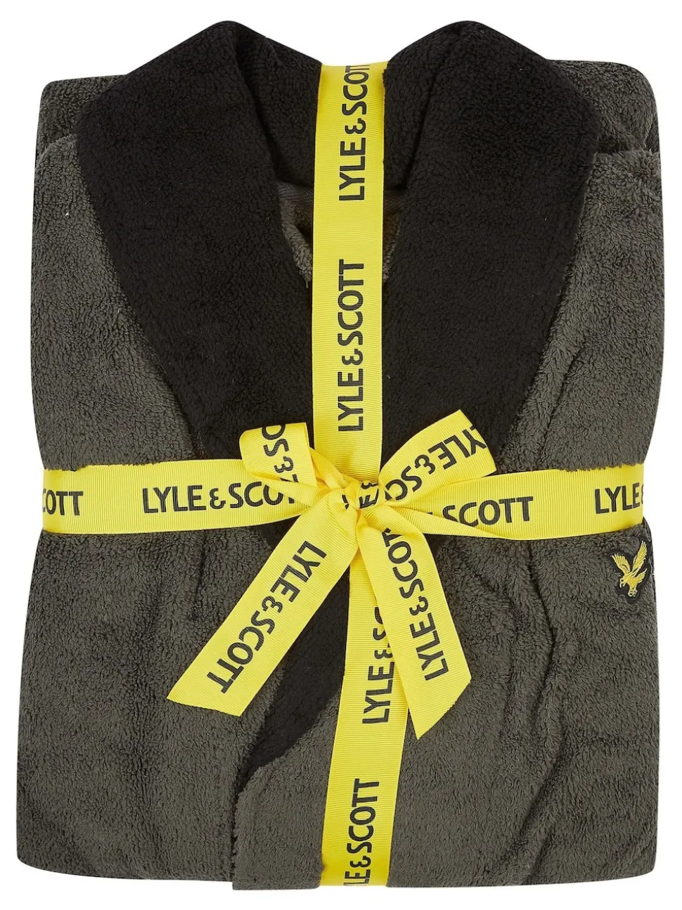 Lyle & Scott Black Adrian Bathrobe