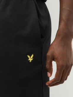 Lyle & Scott Black Cotton Jersey Shorts