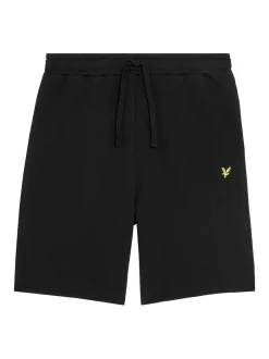 Lyle & Scott Black Cotton Jersey Shorts