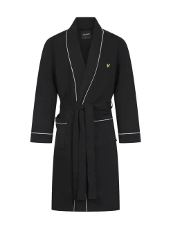 Lyle & Scott Black Kobe Kimono Robe