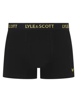 Lyle & Scott Black Miller Underwear Trunks 5 Pack