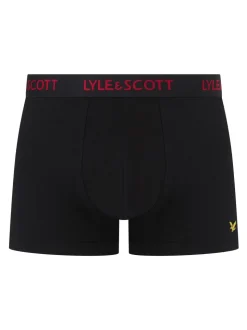 Lyle & Scott Black Miller Underwear Trunks 5 Pack