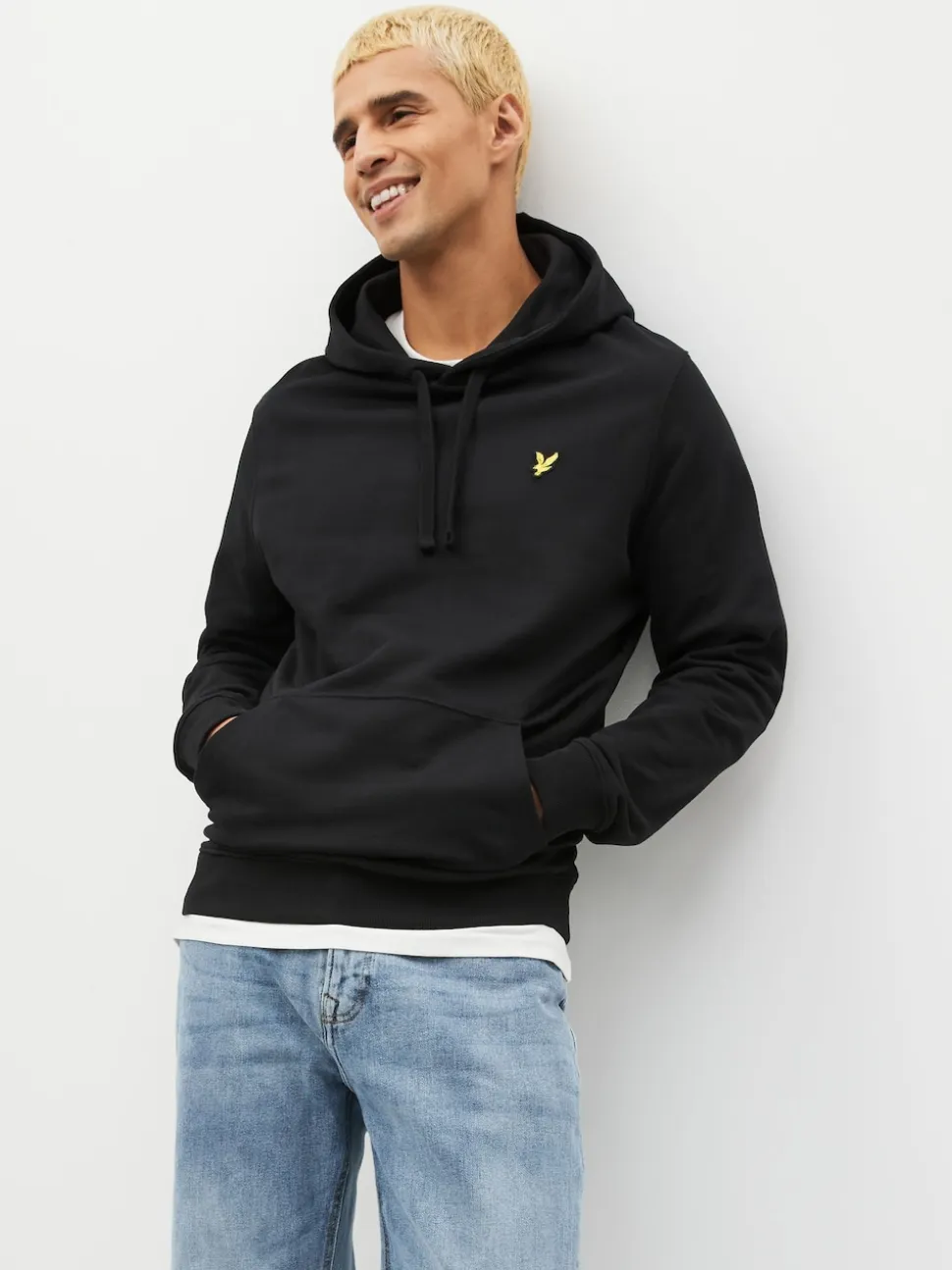 Lyle & Scott Black Pullover Hoodie