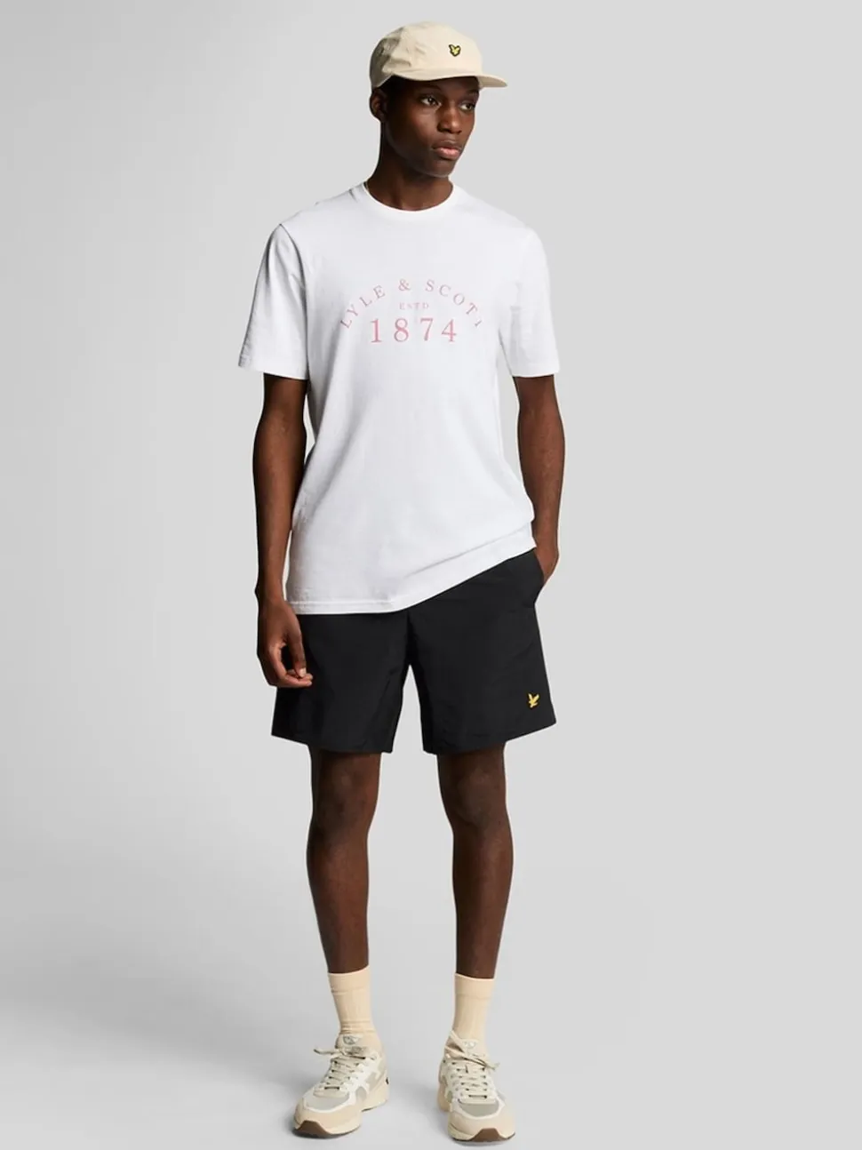 Lyle & Scott Black Sports Swim Shorts