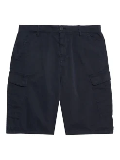 Lyle & Scott Blue 100% Cotton Cargo Shorts