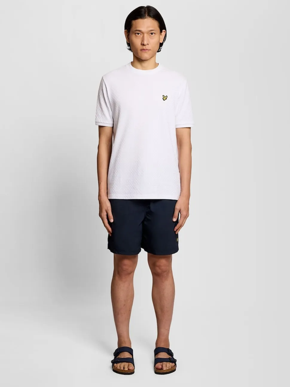 Lyle & Scott Blue Plain Swim Shorts
