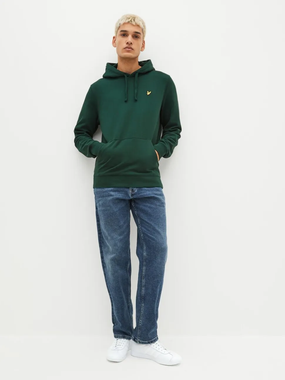Lyle & Scott Dark Green Pullover Hoodie