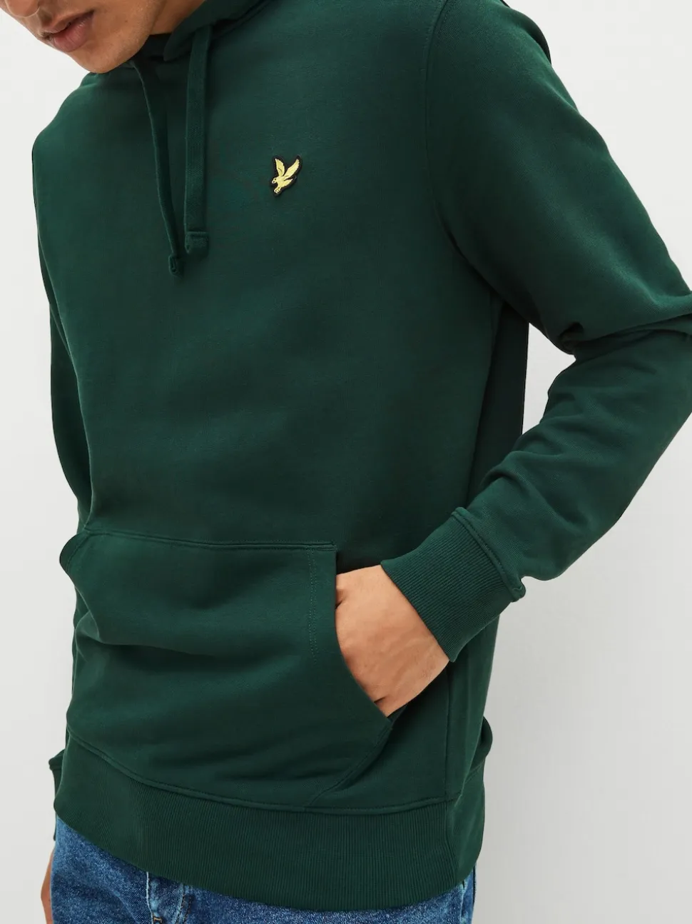 Lyle & Scott Dark Green Pullover Hoodie
