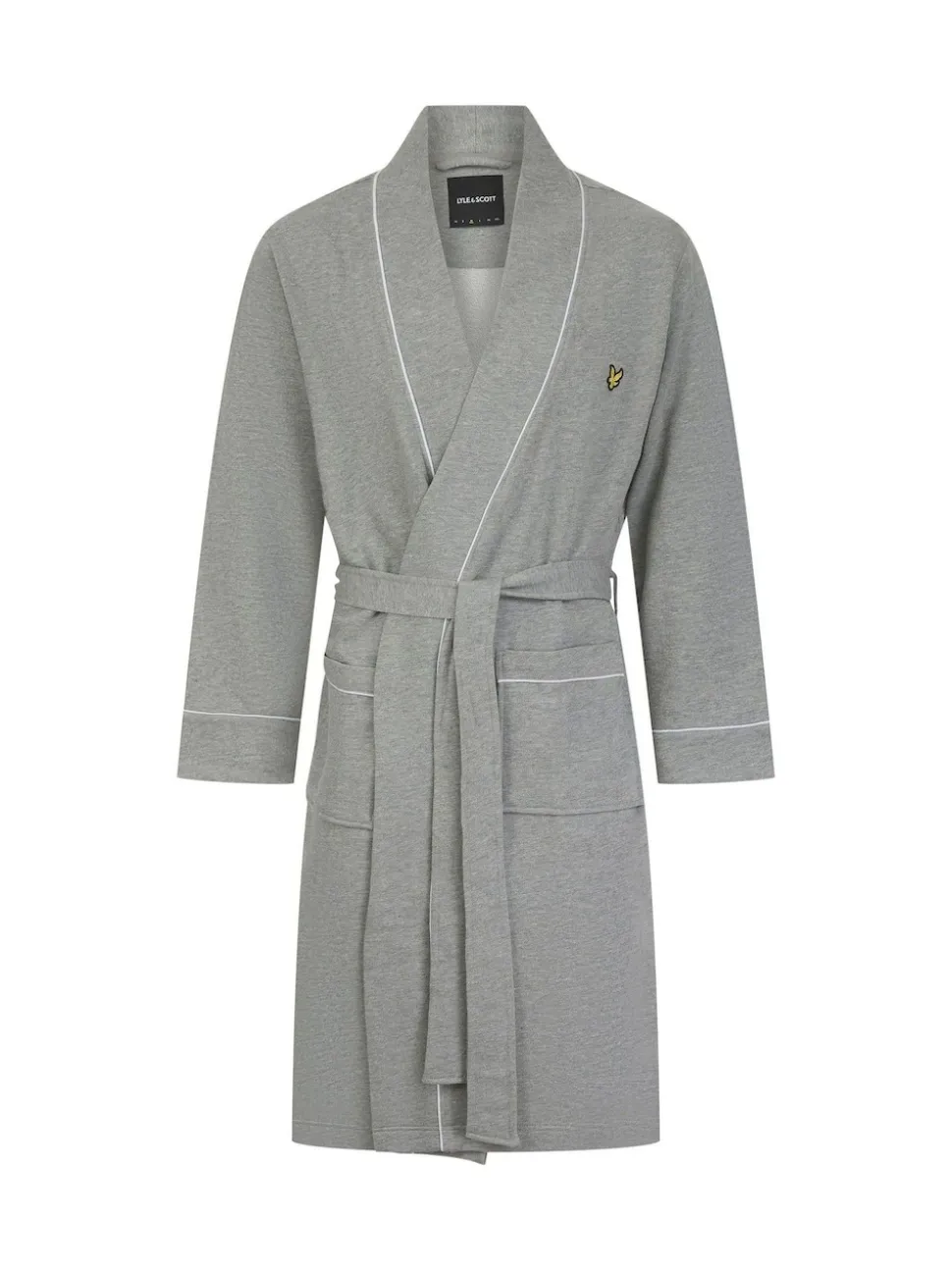 Lyle & Scott Grey Kobe Kimono Robe