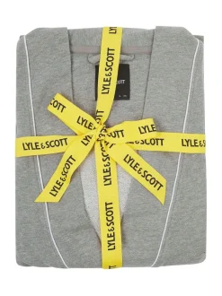 Lyle & Scott Grey Kobe Kimono Robe