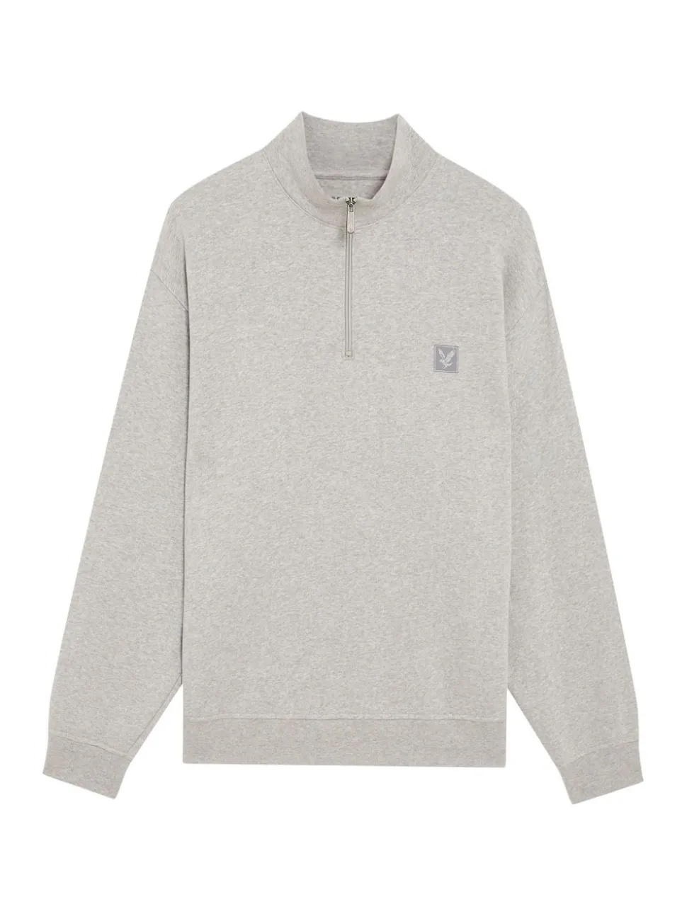Lyle & Scott Grey Loungewear Quarter Zip Sweatshirt