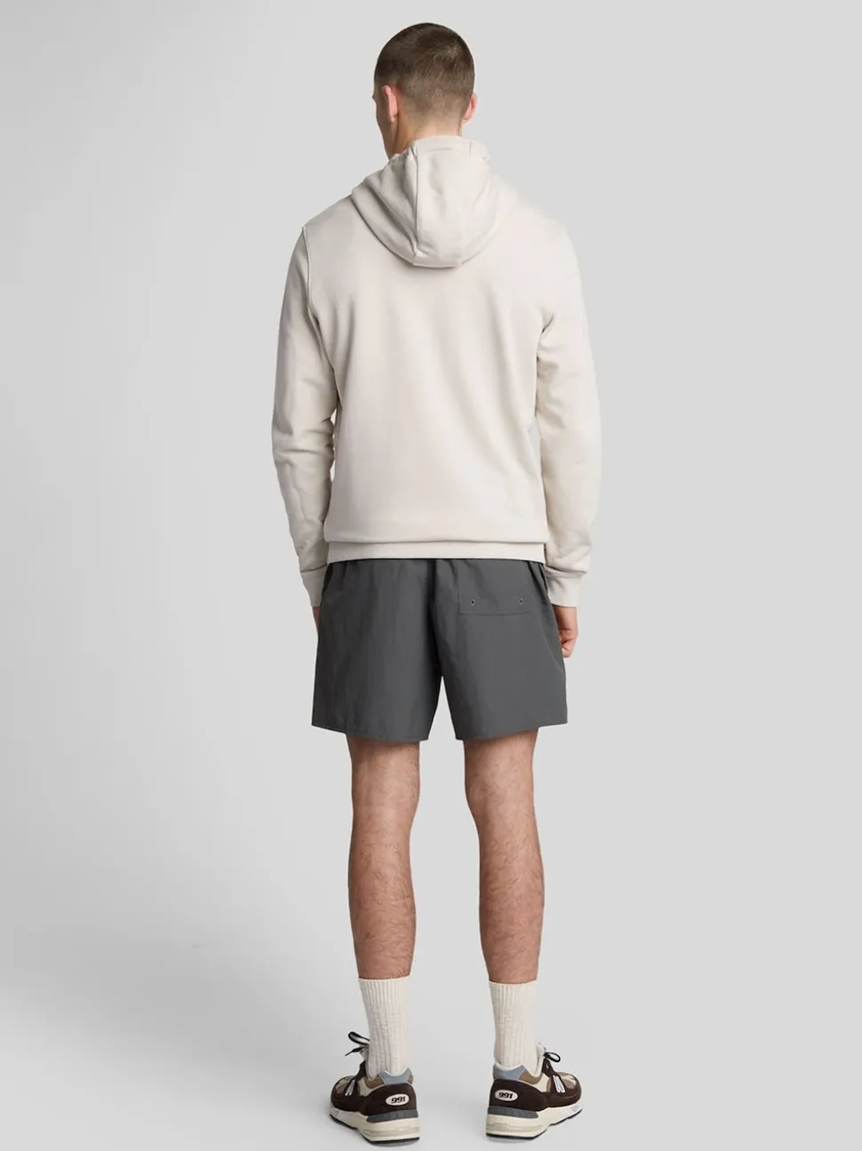 Lyle & Scott Grey Plain Swim Shorts