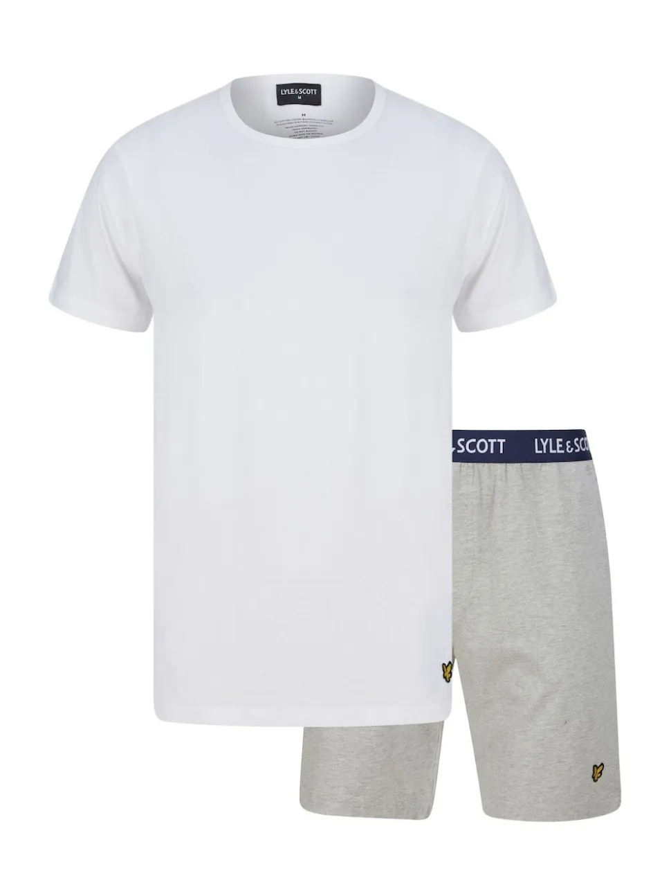 Lyle & Scott Grey/White Charlie Loungewear Set