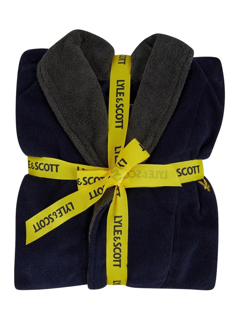Lyle & Scott Navy Blue Adrian Bathrobe