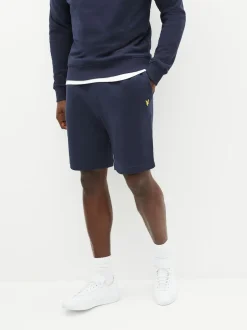 Lyle & Scott Navy Cotton Jersey Shorts