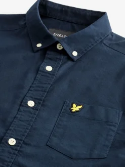 Lyle & Scott Navy Cotton Oxford Shirt
