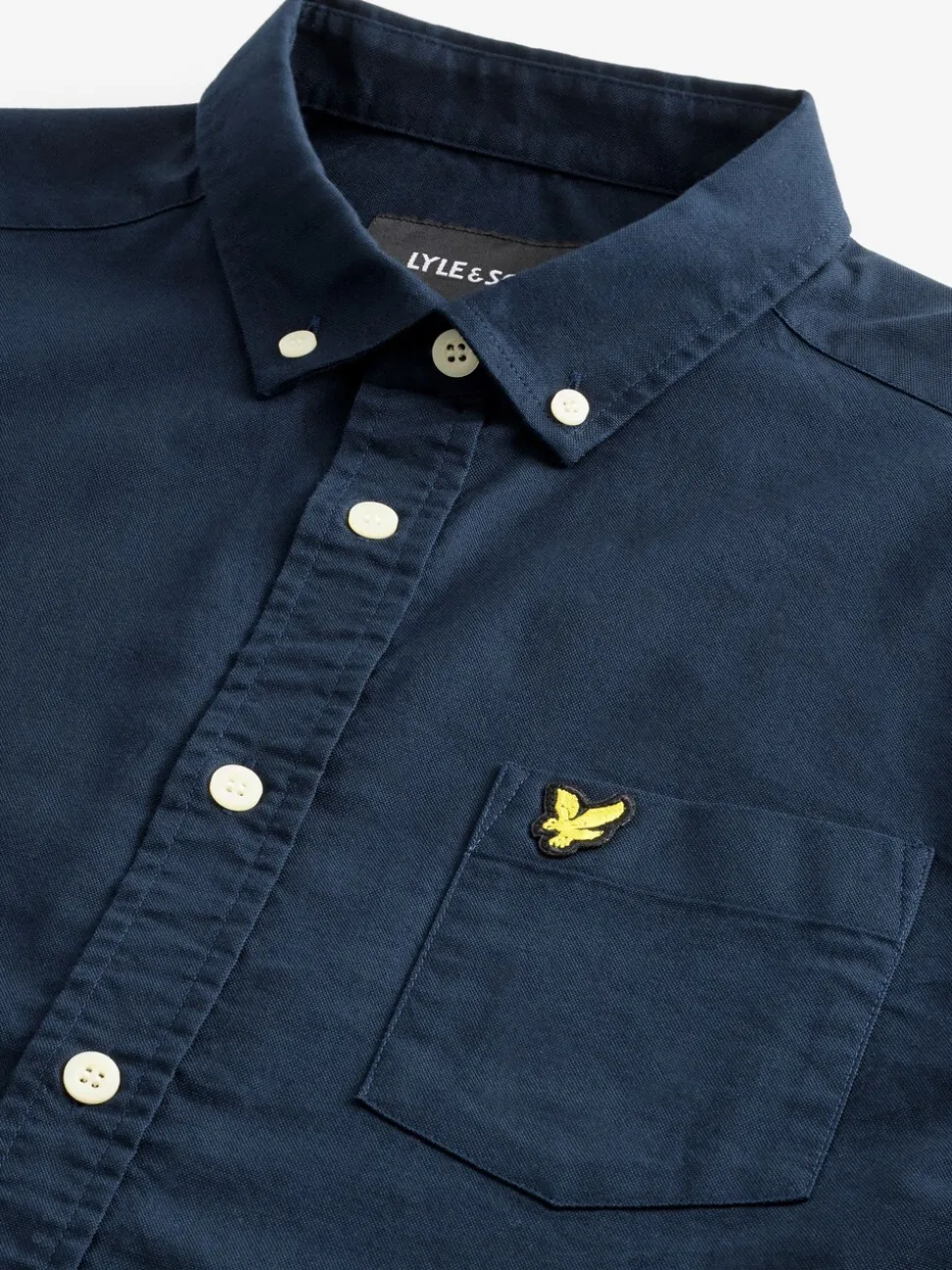 Lyle & Scott Navy Cotton Oxford Shirt