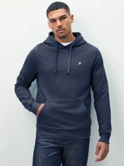 Lyle & Scott Navy Pullover Hoodie