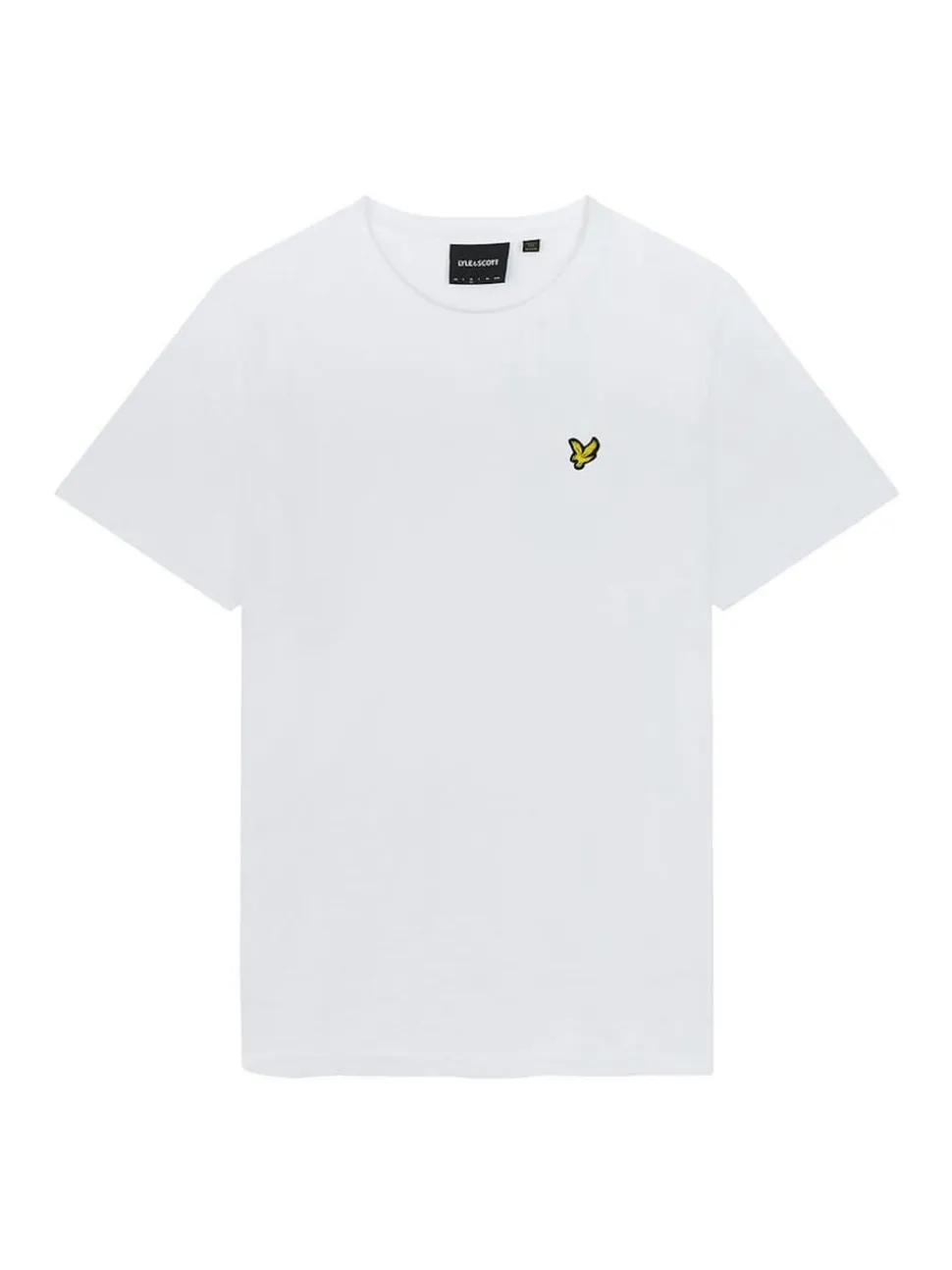 Lyle & Scott White Crew Neck Cotton T-Shirt