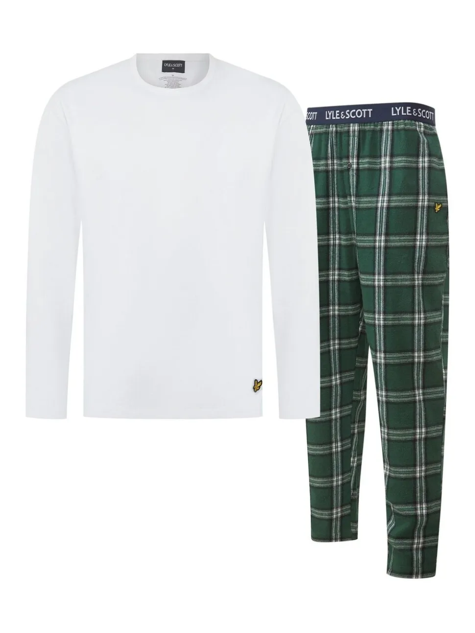 Lyle & Scott White Gene Loungewear Set