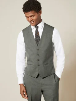 Marl Green Regular Fit Motionflex Stretch Waistcoat