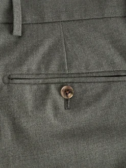 Marl Green Slim Fit Motionflex Stretch Suit Trousers