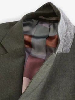 Marl Green Slim Fit Motionflex Stretch Suit Jacket