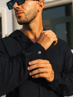 MAUVAIS Black Fiorano Long Sleeve Shirt