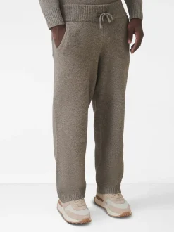 MAUVAIS Brown Montreux Knit Joggers