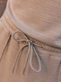 MAUVAIS Natural Leandre Straight Leg Premium Textured Joggers