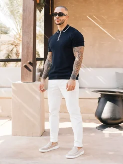 MAUVAIS White Beaufort Stretch Chinos