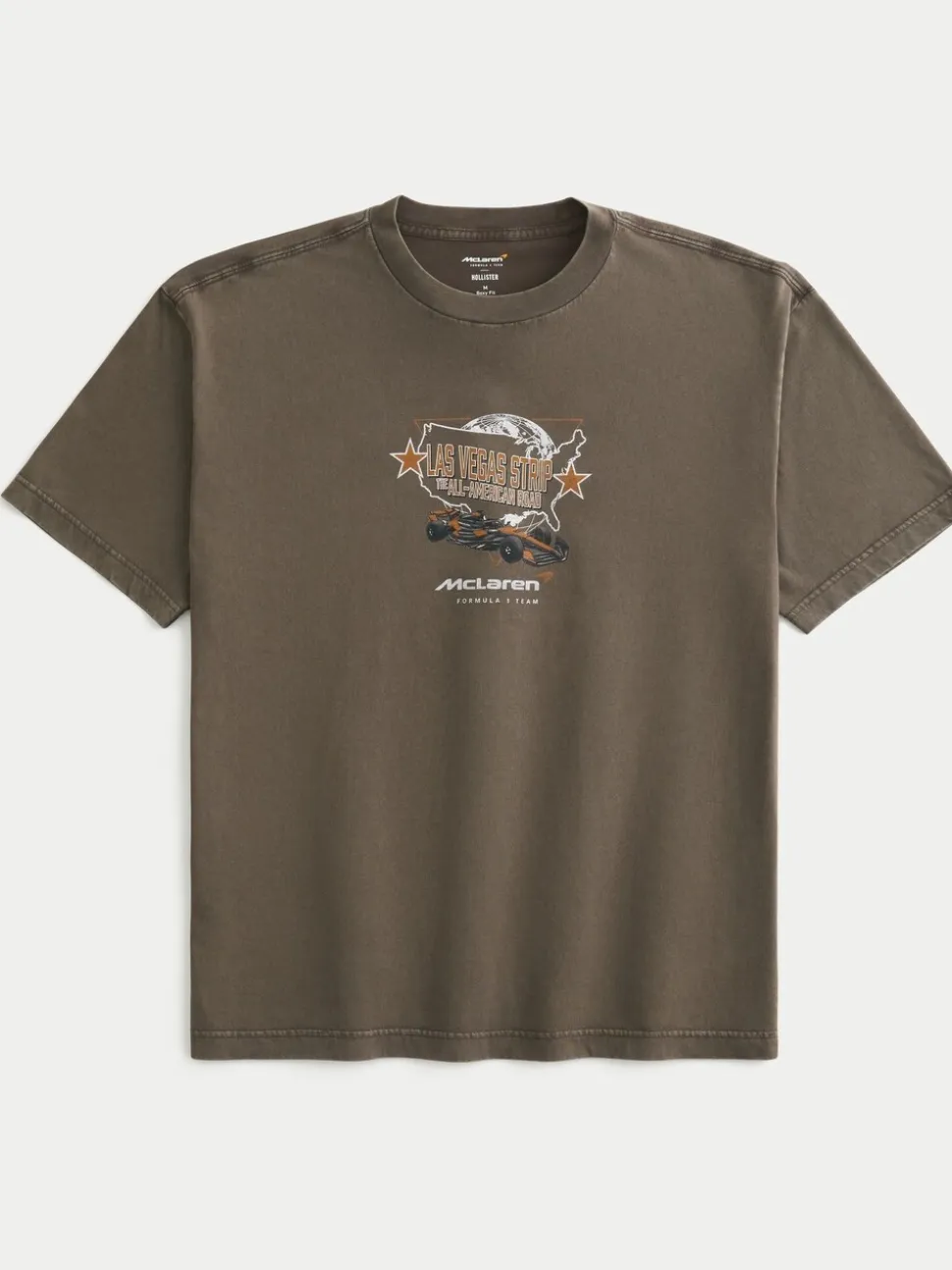McLaren Boxy Back Print Graphic Short Sleeve T-Shirt