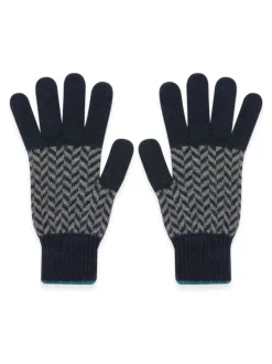 MEN'S LAMBSWOOL CHEVRON GLOVES