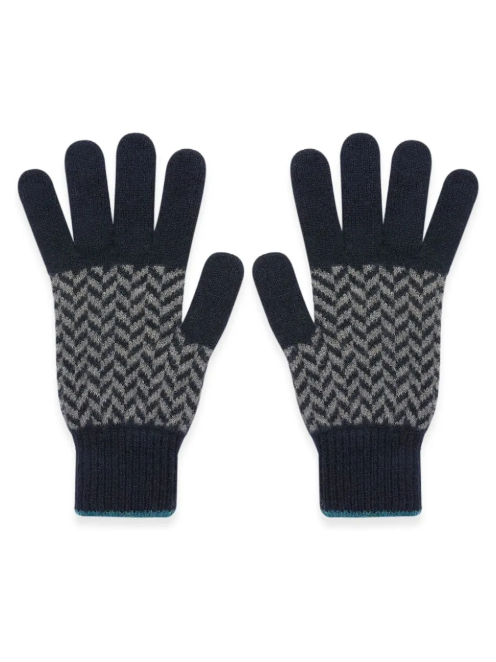MEN'S LAMBSWOOL CHEVRON GLOVES