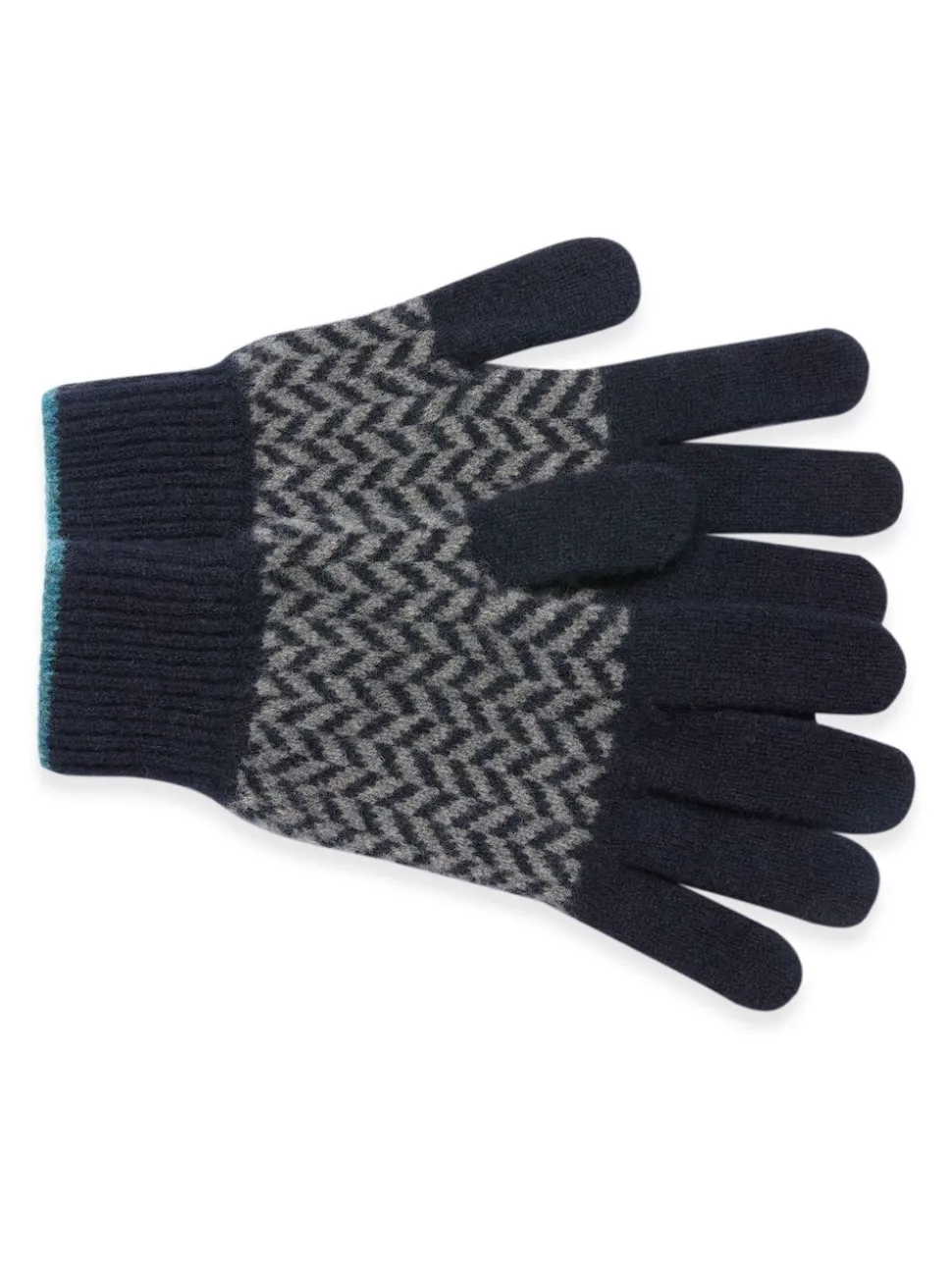 MEN'S LAMBSWOOL CHEVRON GLOVES