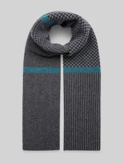 MEN'S LAMBSWOOL CHEVRON SCARF