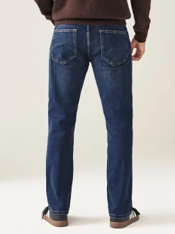 Mid Blue Bootcut Classic Stretch Jeans