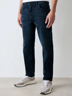 Mid Blue Slim Fit Authentic Stretch Denim Jeans