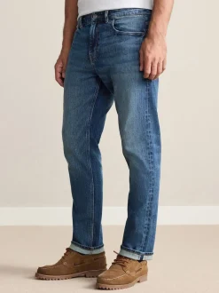 Mid Blue Slim Fit Signature Selvedge Denim Jeans