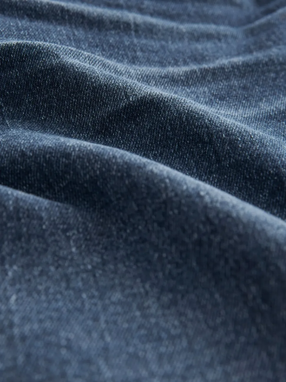 Mid Blue Straight Fit Straight Fit Essential Stretch Jeans
