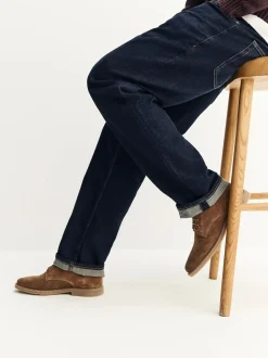 Mink Brown Suede Derby Shoes