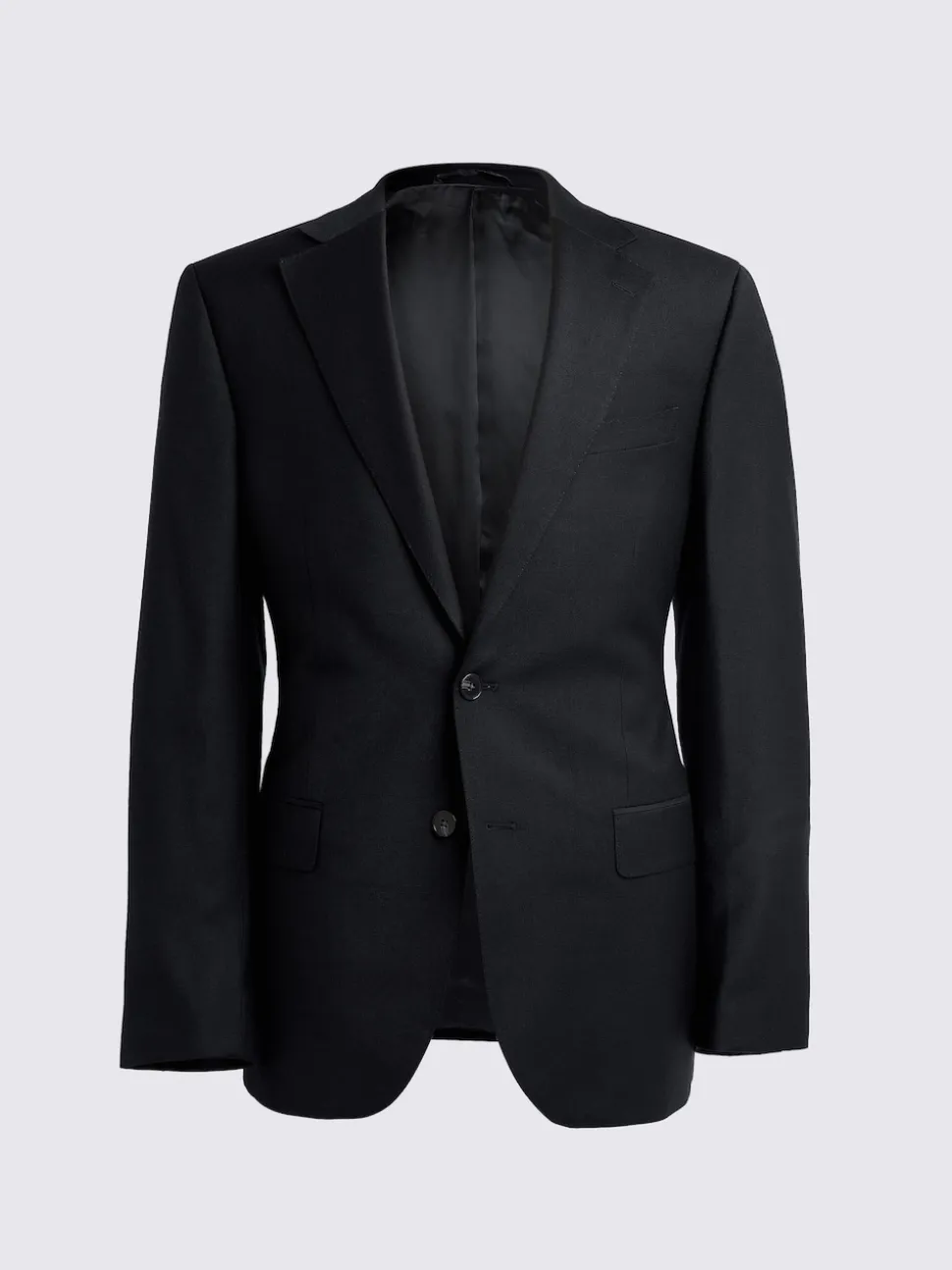 MOSS Black Regular Twill Suit Jacket